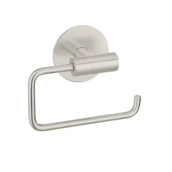 Toilettenpapierhalter 'Meleto' Edelstahl matt 13,5 x 5,5 x 11 cm, Klebemontage