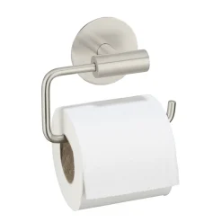 Toilettenpapierhalter 'Meleto' Edelstahl matt 13,5 x 5,5 x 11 cm, Klebemontage