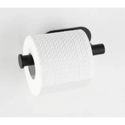Toilettenpapierhalter 'Orea' Edelstahl schwarz matt