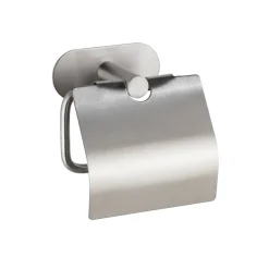 Toilettenpapierhalter 'Orea' Edelstahl matt mit Deckel