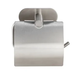 Toilettenpapierhalter 'Orea' Edelstahl matt mit Deckel
