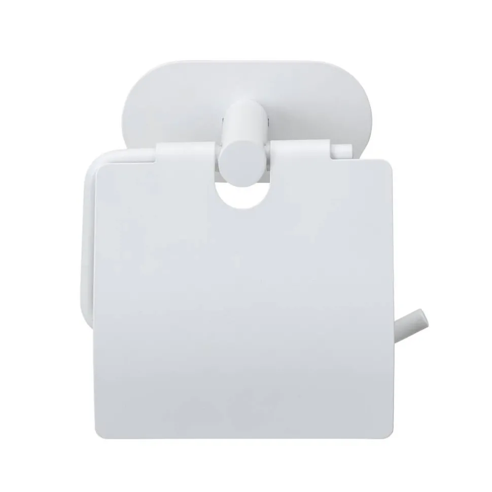 Toilettenpapierhalter 'Orea' Edelstahl weiß