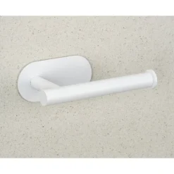 Toilettenpapierhalter 'Orea' Edelstahl weiß matt
