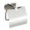 Toilettenpapierhalter 'Turbo-Loc Orea Shine' Edelstahl glänzend, mit Deckel