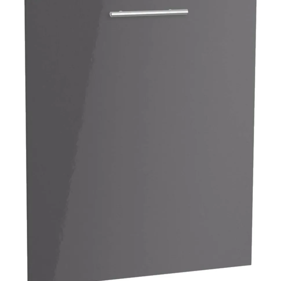 Tür für vollintegrierten Geschirrspüler 'Optikomfort Jonte984' anthrazit 59,6 x 70 x 1,6 cm