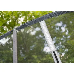 Trampolin Stahl schwarz Sicherheitsnetz Ø 244 x 205 cm