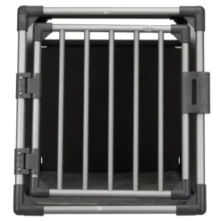 Transportbox M-L Aluminium graphitfarben 61 x 65 x 86 cm