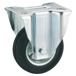Transportgeräte-Bockrolle mit Platte 125 mm
