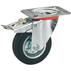 Transportgeräte-Lenkrolle mit Platte 125 mm