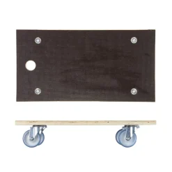 Transporthilfe 'MM1142' braun 57,5 x 30 x 11 cm, 250 kg