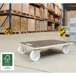 Transporthilfe 'MM1614' braun 59 x 39 x 13,5 cm, 400 kg