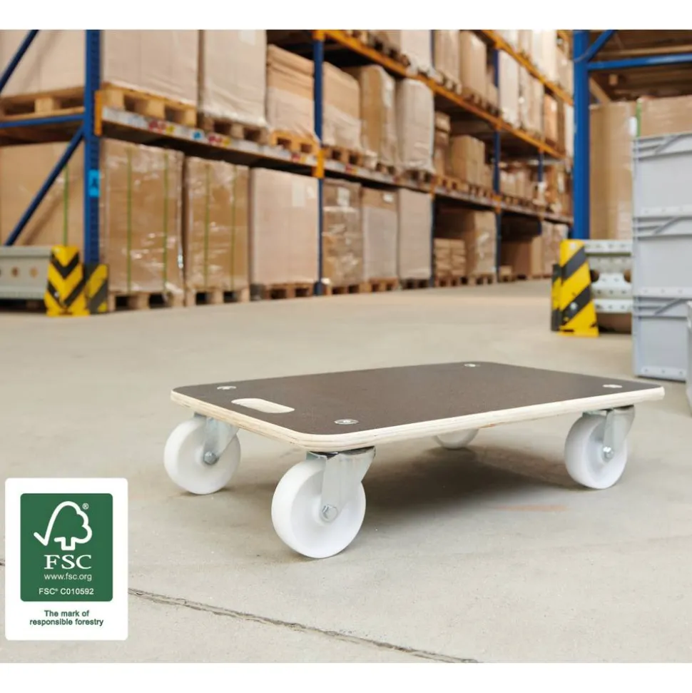 Transporthilfe 'MM1614' braun 59 x 39 x 13,5 cm, 400 kg