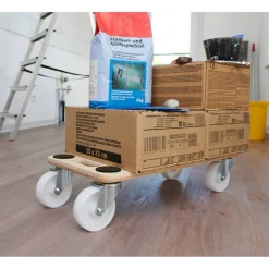 Transporthilfe 'MM1129' holzfarben 59 x 29 x 13,5 cm, 300 kg