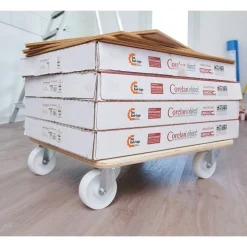Transporthilfe 'MM1086' holzfarben 60 x 49,5 x 11 cm, 400 kg