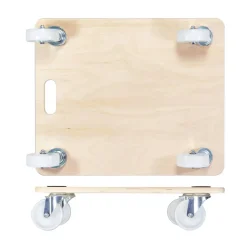 Transporthilfe 'MM1086' holzfarben 60 x 49,5 x 11 cm, 400 kg