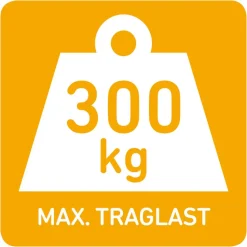 Transportwagen Stahl 300 kg 87 x 61 cm