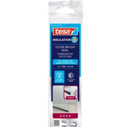 Türdichtschiene 'Insulation' für unebene Böden transparent 100 x 3,7 cm