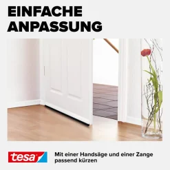 Türdichtschiene 'Insulation' für unebene Böden transparent 100 x 3,7 cm