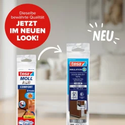 Türdichtschiene 'Insulation' für unebene Böden braun 100 x 4 cm