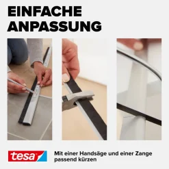 Türdichtschiene 'Insulation' für unebene Böden Alu 100 x 4 cm