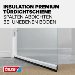 Türdichtschiene 'Insulation' für unebene Böden Alu 100 x 4 cm