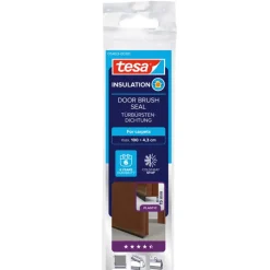 Türdichtschiene 'Insulation' für Textilböden braun 100 x 4,3 cm