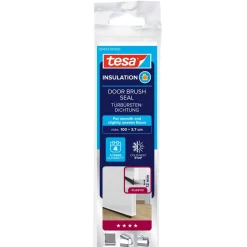 Türdichtschiene 'Insulation' für unebene Böden weiß 100 x 3,7 cm