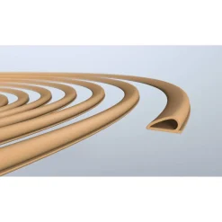 Türdichtung für Stahl-, Kunststoff- und Holzzarge Meterware beige