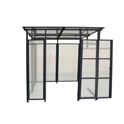 Türelement zu Multifunktionsunterstand 'Bus' 227 x 223 x 212 cm