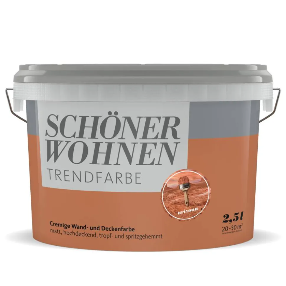 Trendfarbe 'Arizona' orange matt 2,5 l