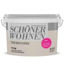 Trendfarbe 'Cosy' beige matt 2,5 l