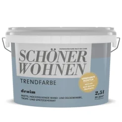 Trendfarbe 'Denim' jeansblau matt 2,5 l
