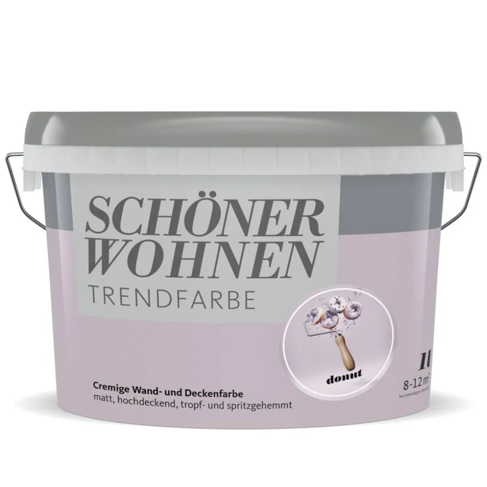 Trendfarbe 'Donut' lila matt 1 l