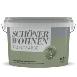 Trendfarbe 'Olive' grün matt 2,5 l