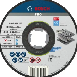 Trennscheiben-Set 'PRO Stainless Steel and Metal X-Lock' Ø 125 mm 10-teilig