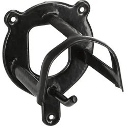 Trensenhalter Metall schwarz 13 cm