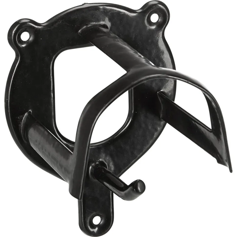 Trensenhalter Metall schwarz 13 cm