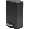 Treteimer 'Akira' Stahl matt-black 5 l