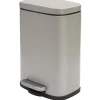 Treteimer 'Akira' Stahl matt-taupe 5 l
