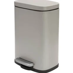 Treteimer 'Akira' Stahl matt-taupe 5 l