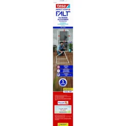 Türfliegengitter 'Falt' weiß teleskopierbar 100 x 220 cm