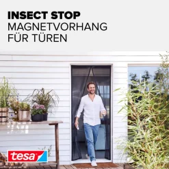 Türfliegengitter 'Magnet Vorhang' anthrazit 100 x 220 cm