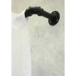 Träger 'Industrial Home' schwarz Ø 25 x 100 mm
