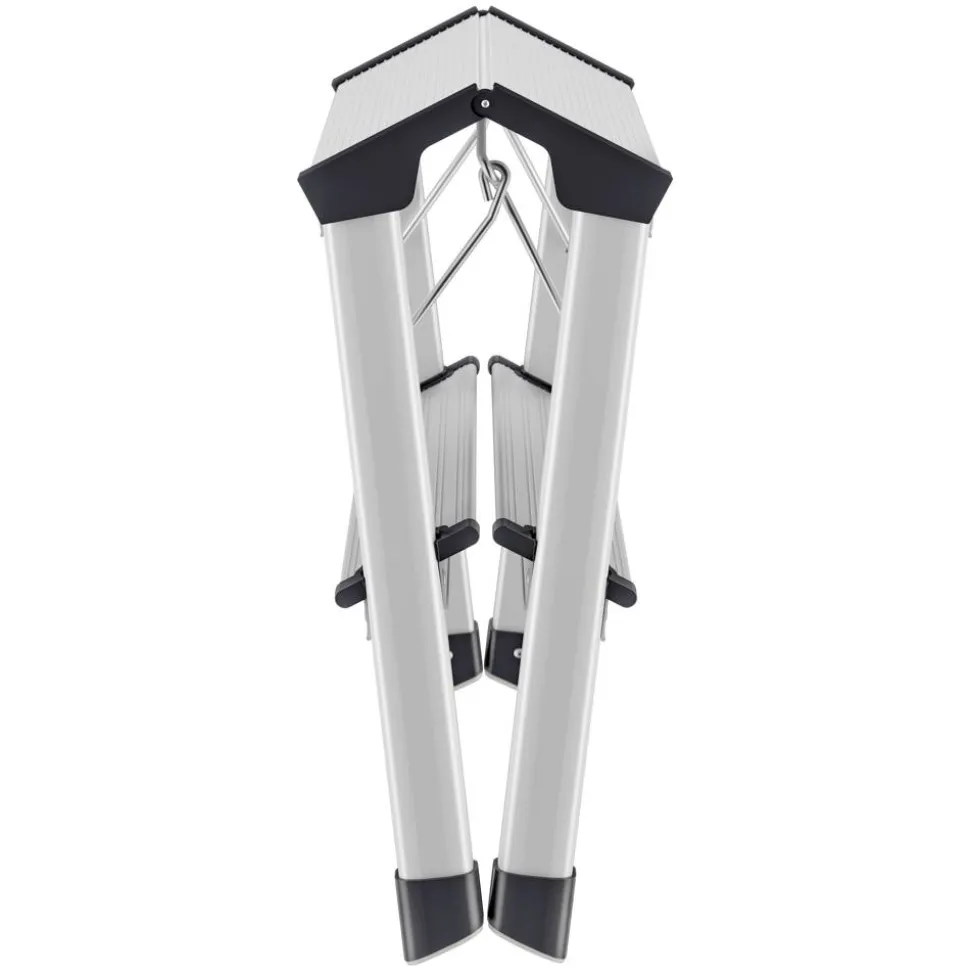 Trittleiter 'D60 StandardLine' 2 Stufen, silbern 47 cm