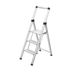Trittleiter 'DK40 Selekta BasicLine' 3 Stufen, silbern 141 cm