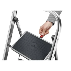 Trittleiter 'K70 StandardLine' 2 Stufen, silbern 90 cm