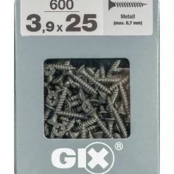 Trockenbauschraube 'Gix-A' PH2 Ø 3,9 x 25 mm 600 Stück