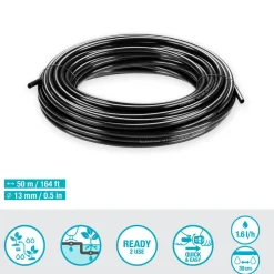 Tropfrohr 'Micro-Drip-System' Ø 13 mm ober- und unterirdisch, 50 m