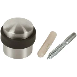 Türstopper silberfarben Ø 30/35 x 30 mm