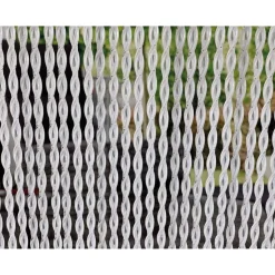 Türvorhang 'Piemonte' tarnsparent/weiß 90 x 210 cm